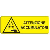 Rectangular danger sign - 350 x 125 mm