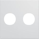 Rocker double F socket gallery 2M pure