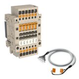 Test-disconnect terminal, PUSH IN, dark beige, 2.5 mm², 16 A, 400 V, N
