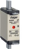 NH000-Fuse-link 6A 500V gG twin-Indicator insulated gripping lugs