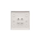 Buttoms for quadruple pushbutton / double roller blind pushbutton with pictogram, (rocker), Simon 24, IP20, white