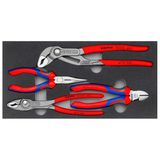 KNIPEX 00 20 01 V25 Pliers Set “Basic II” 4 parts in a foam tray
