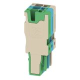 Plug (terminal), SNAP IN, 2.5 mm², 24 A, 800 V, Number of connections: