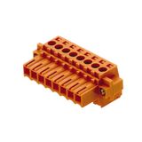 PCB plug-in connector, female plug, 3.50 mm, Number of poles: 10, 180°, Clamping yoke connection, Clamping range, max. : 1.5 mm², Box