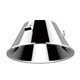 Avalon Circular Housing Fixed Cut-out Ø110mm Silver