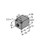 Inductive Sensor With Increased Temperature Range   NI25-CQ40-L1131/S1102