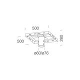 POLE BRACKET 164 GALVANIZED