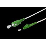OpDAT patch cord SC-S APC/LC-S APC OS2, white, 10.0 m