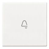 Axial button 2M bell symbol white