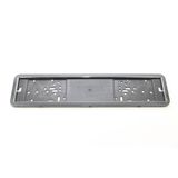 Stainless steel license plate frame CARBON LPF 002