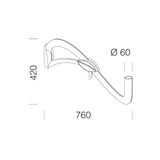 ATTACCO CON CATENELLA 518 RAL7021