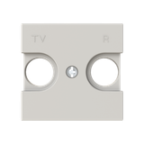 Cover plate for TV/R outlet - 2M - Dune