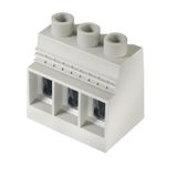 Printed circuit board terminals, 15.00 mm, Number of poles: 2, 90°, Solder pin length (l): 4.5 mm, tinned, Pebble grey, Clamping yoke connection, Clamping range, max. : 50 mm², Box
