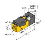 Ultrasonic Sensor Diffuse Mode Sensor   RU200-CP40-LIU2N8X2T