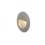MARCO 70 recessed silver grey 230V LED 3W IP65 3000K