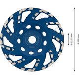 EXPERT Concrete Diamond Grinding Head 180 x 22.23 x 4.5 mm