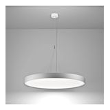 Round 90 PD DI 57W 8348lm 830 OP on/off silver -950