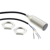 Proximity sensor, inductive, nickel-brass, short body, M18, shielded, E2B 2315R