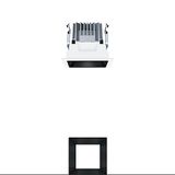 P-INF Q100L 500-940 LDO BK TL - LED ceiling-recessed luminaire