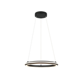 Amador LED pendant 45 cm matt black