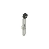 Adjustable lever with technopolymer roller, 20 mm diameter