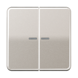 JUNG HOME push-button 2-gang BTCD17102PT