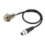 Proximity sensor, inductive, brass-nickel, M18, shielded, 5 mm, NO, 0. E2E 8559G