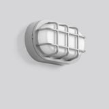Alu-Lux oval, 8 W, 480 lm, 830, silver, Phase-cut Ceiling and wall lum