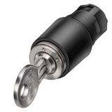 Key-operated switch Siemens, C, 16 mm, round plastic