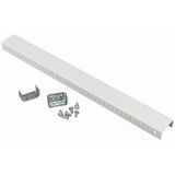 XSFD0612 Strip for snap-on cover, HxW=650x1200mm, grey