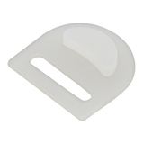 Silicone end cap long hole for silicone profile 16x16 round