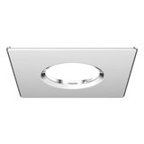 EXUMA SQUARE FIXED BEZEL CHROME