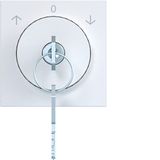 Centr.pl. key scale magnification, key removed 0-pos. A.x/C.x white matte