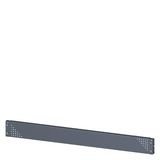 SIVACON, mounting plate, mounting with bracket, perforated, H: 100 mm, W: 1000 mm, zinc-plated The