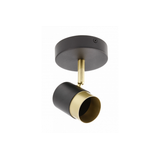 Ceiling luminaire ORIO, IP20, max. 50 W, 1*GU10, round, black