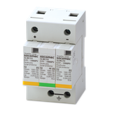 Surge arrester type 2, 2P, 1000VDC, with remote signal, common/differe