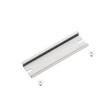 Rail, TS 35, TS 35 x 15, Width: 91 mm, without slot, Steel, galvanic zinc plated and passivated