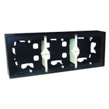 LOGUS 90 SERIES TRIPLE SURFACE MOUNT BOX BK