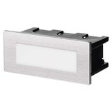 LED orientation light AMAL, built-in, 123×53 2W neutr. w. IP65