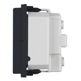 Socket with earthed pin and child protection, red 16A, bl