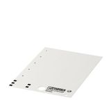 US-EMP (27X27)/GP - Plastic label
