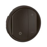 COVER FOR DIMMER 1-10V WITH NEUTRAL BLACK CELIANE