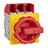 Emergency-Stop Main Switch 3-pole 4 hole mounting 80A