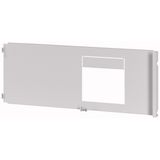 Front plate for NZM2, HxW= 200 x 600mm