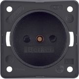 Plug w.out earth. cont. NL, cont. prot., screw term, Int. ins., anthr.