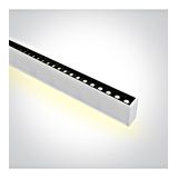 38150BU/W/V WHITE 48x SPOTS 40W 34ø UGR17 + UPLIGHT 20W 120ø