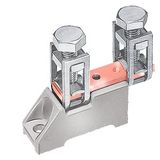 Terminal 1-pole insulated, 220 A incoming/outgoing feeder 1 x 6-70 mm2 each