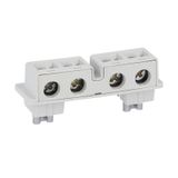 Terminal adapter for B… series contactors to transform both coil Faston terminals into screw terminals