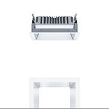 PANOS EVO Q190L 15W 840 LDO AL WH - LED ceiling-recessed luminaire