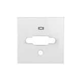 VGA connector cover, white